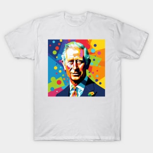 Charles III Pop Art 1 T-Shirt